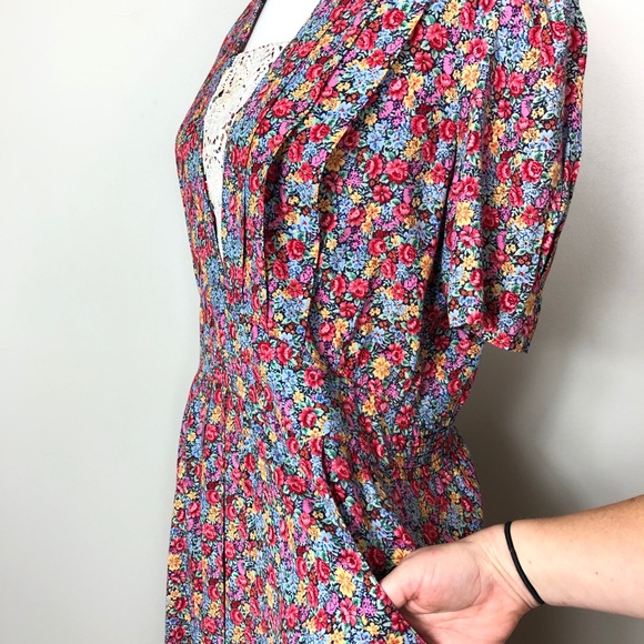 Vintage Karin Stevens Blossom Prairie Dress - Picture 5 of 13